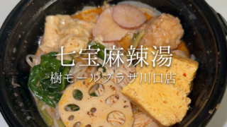 【川口駅】七宝麻辣湯川口を再訪｜テイクアウトで胡麻坦々スープアレンジとルーローハンを実食レビュー